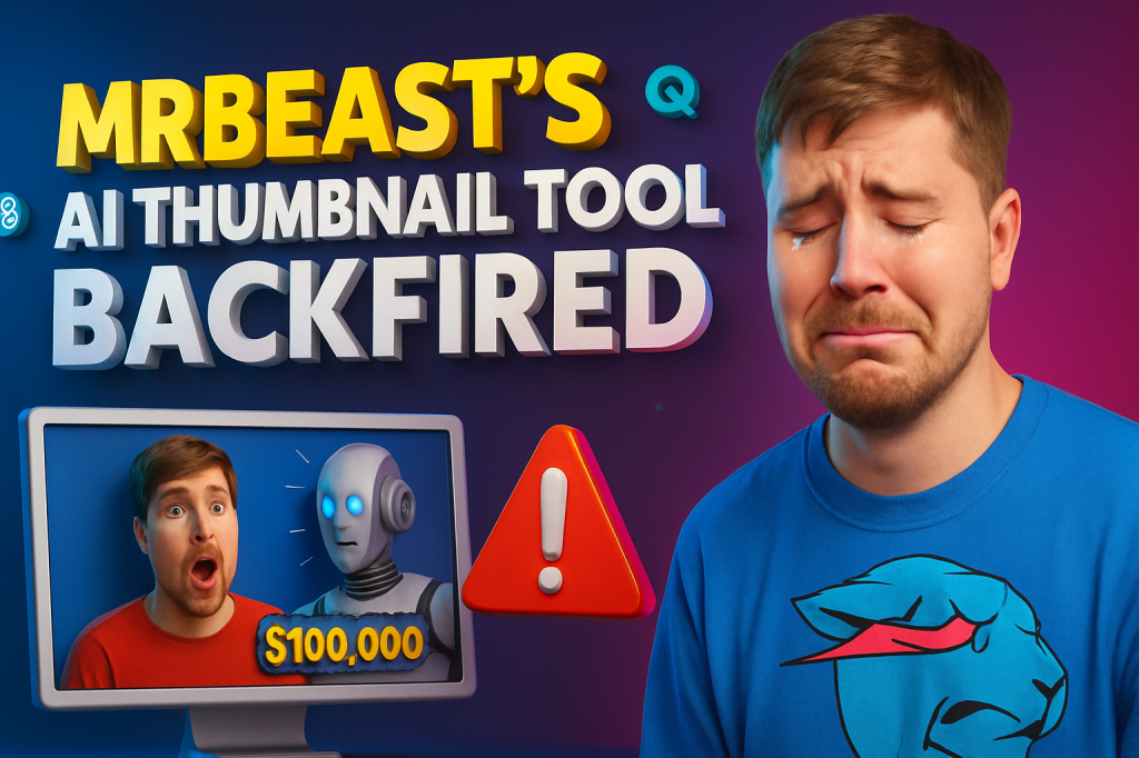 🎥 MrBeast’s AI Thumbnail Tool Backfired — Here’s What Really&nbsp;Happened